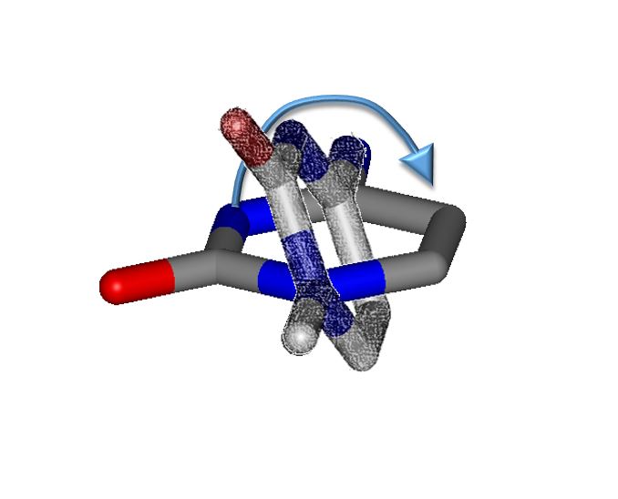 Inverted binding of cytosine in the active site pocket of DNMT3A